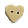 Tiny Folk Art White Heart